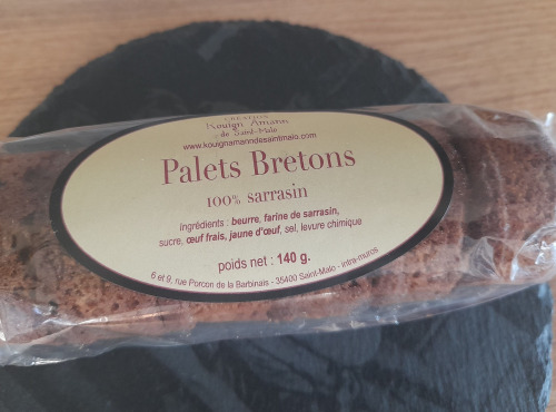 Gourmets de l'Ouest - Palets Bretons au beurre salé - 100% sarrasin