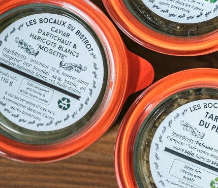 Les Bocaux du Bistrot - Caviar d'artichaut et haricots blancs "Mogette"