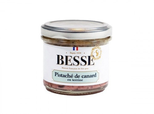 Foie Gras BESSE - Pistaché de canard en terrine 100g