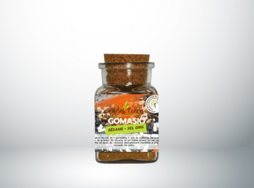 Adal Terra - Gomasio (fin) Sésame Biodynamique - Sel Gris 60G