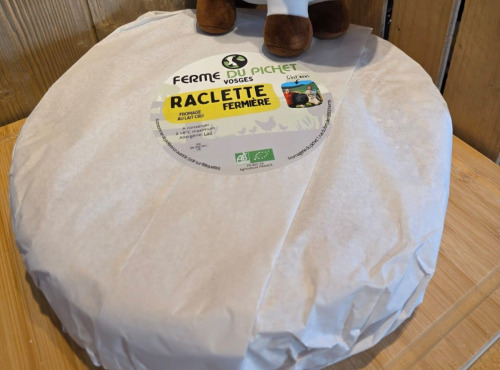 Fromagerie du Pichet - Raclette Nature au lait cru 1/4