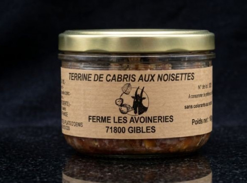 Ferme les Avoineries - Terrine de chevreau noisette 180g