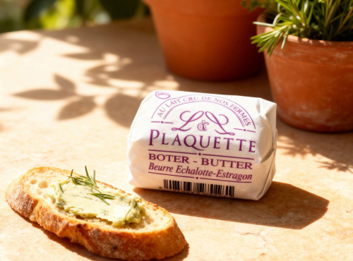 Beurre Plaquette - Beurre Echalote Estragon  100g