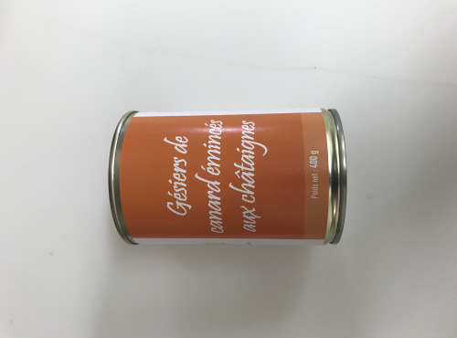 A la Truffe du Périgord - Gésiers de canard du Périgord émincés aux châtaignes