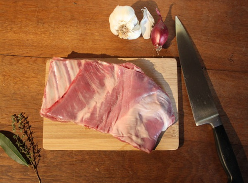 La Ferme DUVAL - [Précommande] Poitrine d'Agneau de Pré Salé Barbecue - 550 g