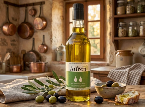 Huilerie d'Auron - Huile d'olive vierge extra BIO - 1L