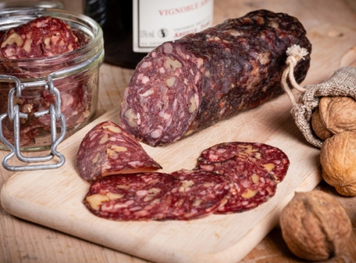Les poilus-cornus du Grand Est - Saucisson Pur Bœuf Highland Cattle - 300g