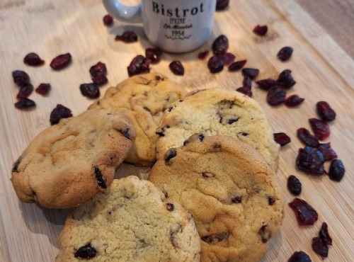 Les Gourmandises de Luline - 15 Cookies aux cranberry sans gluten/lactose