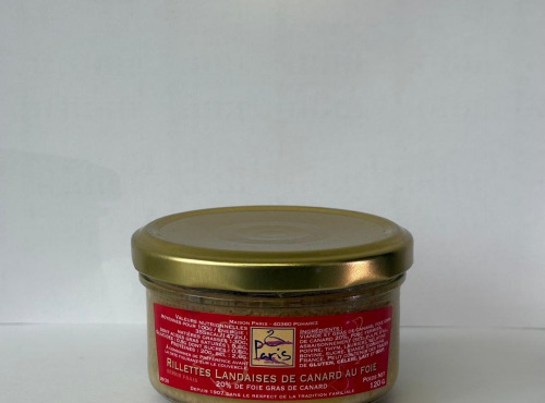 Maison Paris - RILLETTES LANDAISES AU FOIE DE CANARD
