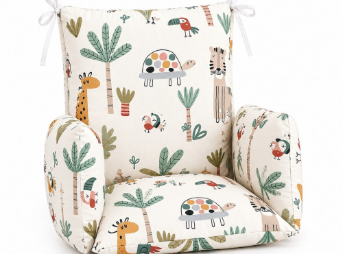 Timouny - Coussin chaise haute Savane