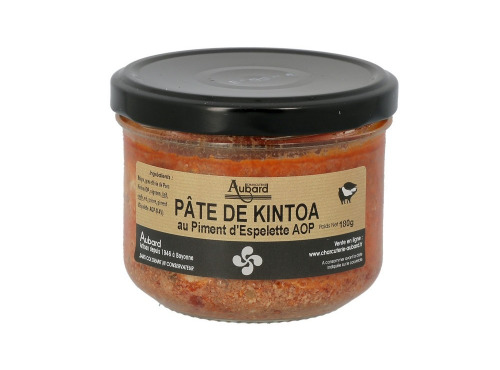 Charcuterie Aubard - Pâté Basque de KINTOA au Piment d'Espelette AOP 180g