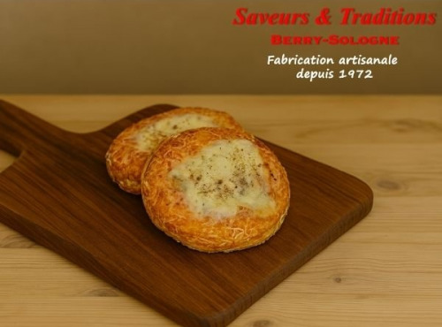 Saveurs & Traditions Berry-Sologne - Pizza 3 fromages surgelée x4