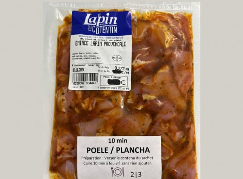 Le Lapin du Cotentin - Émincé de lapin a la provencale - 250 gr