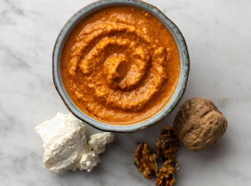 Domaine Terra - Tartinable pesto rouge au greuil (ricotta du Béarn) et noix du Périgord