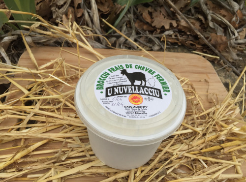 Depuis des Lustres - Comptoir Corse - Brocciu de chèvre fermier U Nuvellacciu AOP - 500 g