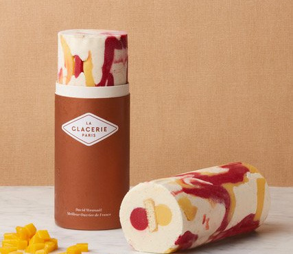 La Glacerie par David Wesmaël - Meilleur Ouvrier de France - Bûche glacée nomade « très fruitée »