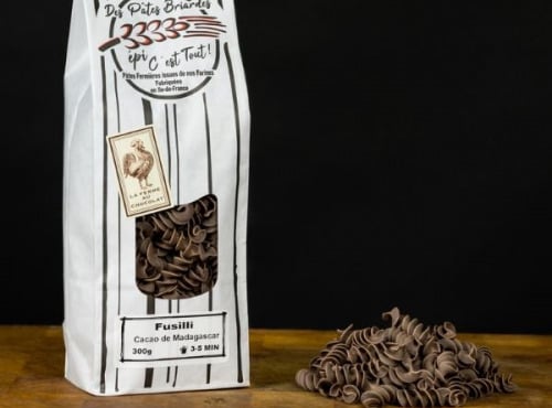 Des pâtes Briardes épi c'est tout ! - Fusilli cacao de Madagascar - 300g