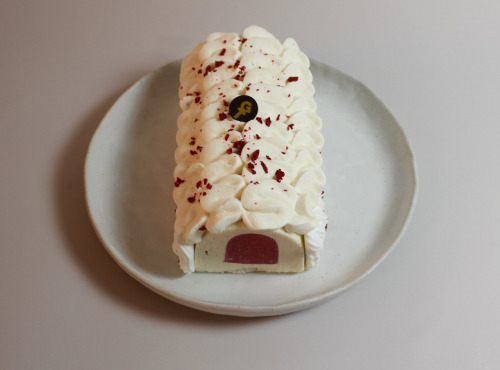 GT Designer Glacier - Bûche Vacherin Vanille / Framboise