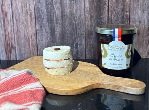 Fromage Gourmet - Chèvre frais Fraise et Basilic MAISON
