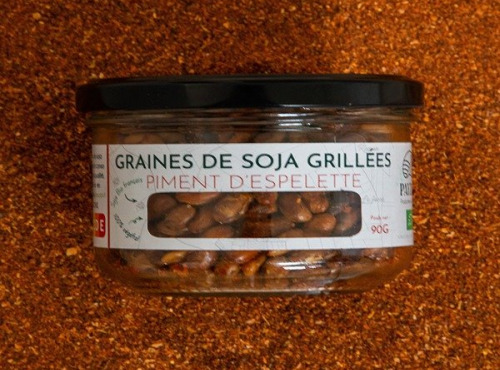 Payzan - Graines de soja grillées PIMENT D'ESPELETTE 90G