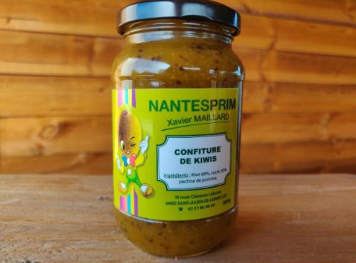 Verger Nantes Prim - Confiture de kiwi vert (330 g)