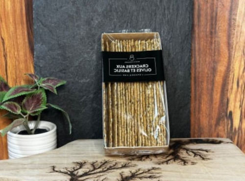 La Fermière - Crackers aux l’olives et basilic