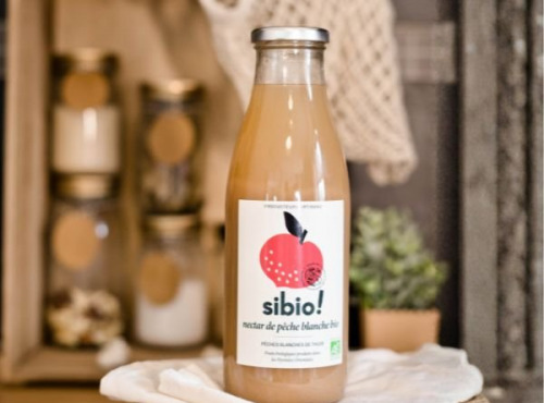 Sibio - Nectar de Pêche Blanche  bio 75cl