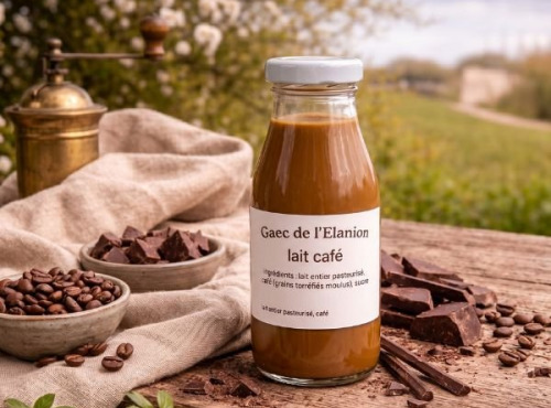 Ferme de l'Elanion - Lait Café 130g