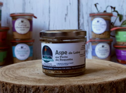 La Bourriche aux Appétits - Rillettes d'Aspe de Loire au Pesto de Roquette 80 g