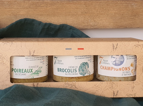 Sept Collines - Trio de tartinables pour l'apéritif aux LEGUMES D'HIVER