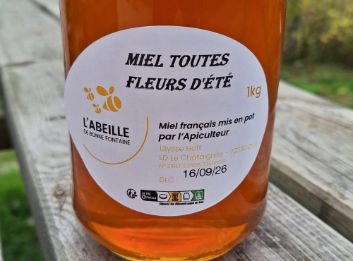 Le Châtaignier - Miel de fleurs d'été - 1kg