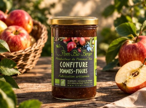 Pom Bio Berger - Confiture Pommes-Figues Bio