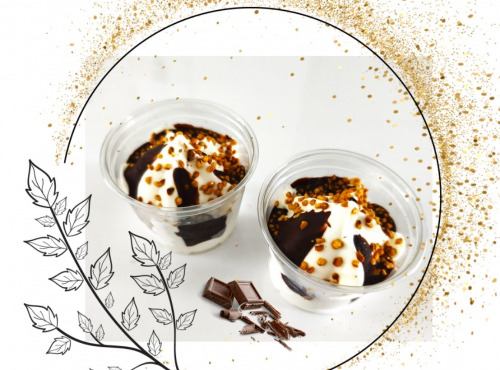 Traiteur Gourmet d'Alsace - Glace Sunday Chocolat et éclats de noisettes 2 pers