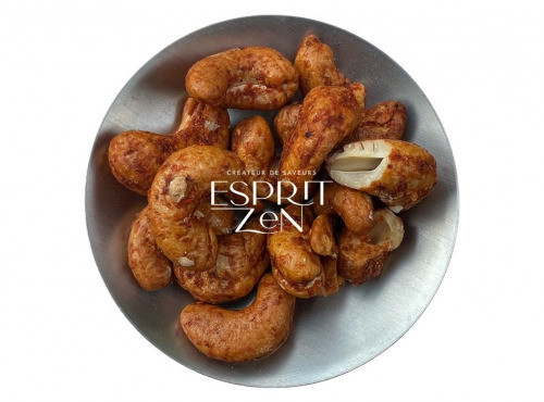 Esprit Zen - Noix de Cajou au Piment d'Espelette AOP - Sachet refermable 200g