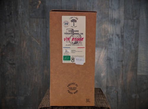 Elevage de Cochons en Forêt et Produits du Terroir Jurassien - Vinaigre de vin rouge Bio 3L