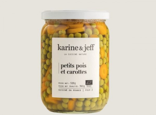Karine & Jeff - Petits pois et carottes 520g