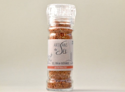 Artisans du Sel - Moulin sel fin de Guérande Paprika fou x 9