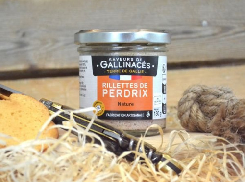 Terre de Gallie - Rillettes de perdrix nature x 20