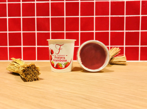 La Fraiseraie - Pot Glacés Fraise - Framboise