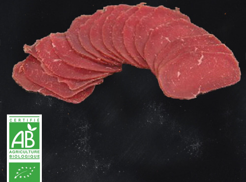 Ferme Bichet - Plateau de viande de boeuf séchée BIO 200g