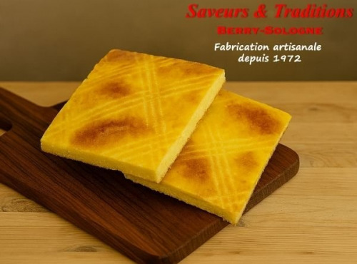 Saveurs & Traditions Berry-Sologne - Galette à l'ancienne au chèvre x10