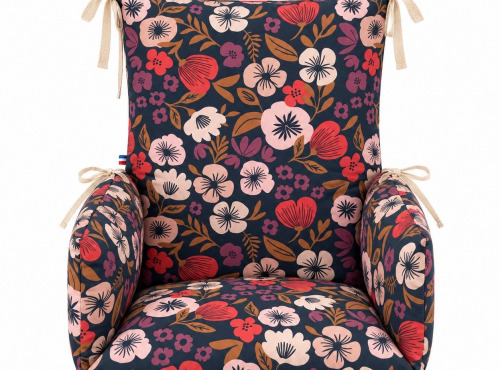 Timouny - Coussin de chaise haute universel Floral – Imperméable