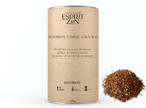 Esprit Zen - Rooïbos "Cerise Sauvage" - Boite 100g