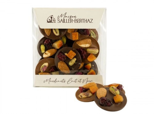 Maison Sailler Berthaz - Mendiants chocolat au lait et au chocolat noir