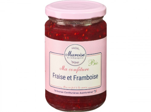 Muroise et Compagnie - Confiture de Fraise et Framboise Bio - 350 gr