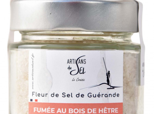 Artisans du Sel - Fleur de Sel de Guérande fumée au bois de hêtre – Verrine 85g | Artisans du Sel