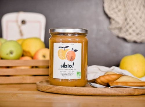 Sibio - Purée de pomme abricot bio - 560g