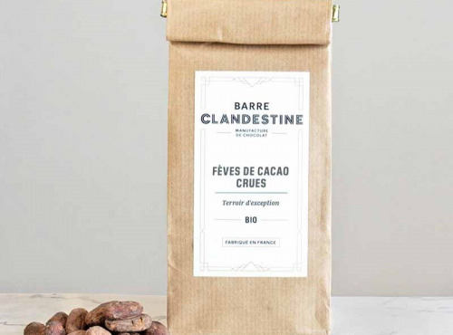 Barre Clandestine - Fèves de cacao crues - 200g