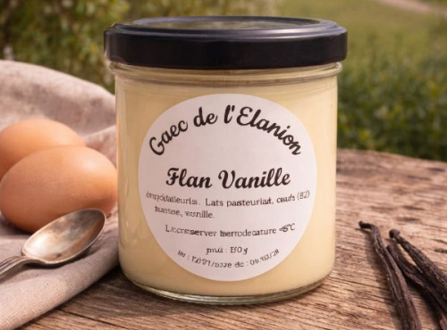 Ferme de l'Elanion - Flan À La Vanille En Pot x4