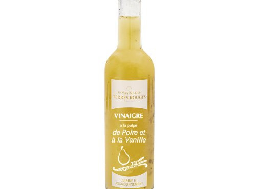 Domaine des Terres Rouges - Vinaigre  à La Pulpe De Poire Et à La Vanille 10cl